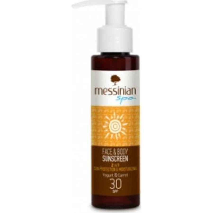 Messinian Spa Sunscreen Body Face Cream SPF30 100ml