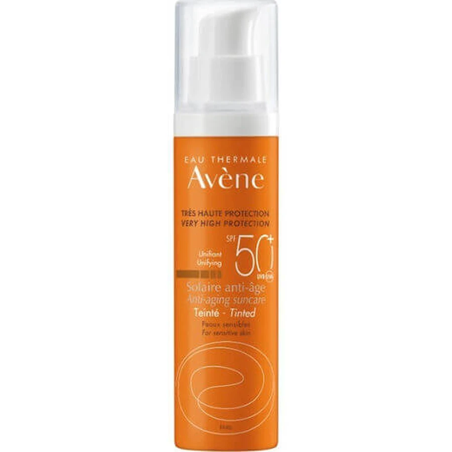 Eau Thermale Avène Cremă Față cu Protecție Solară SPF50 Rezistentă la Apă cu Pigment Anti-Îmbătrânire 50ml