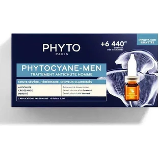 Phyto Phytocyane Phytocyane Traitement Anticaída Ampolla capilar para la caída del cabello en hombres 12x5ml