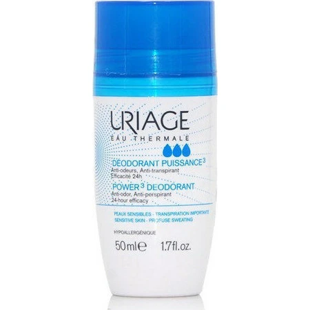 Uriage Power 3 Desodorante Antitranspirante 24h Roll-On 50ml