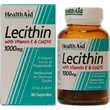 Health Aid Lecithine met Vitamine E & Q10 1000mg met Smaakloze 30 caps