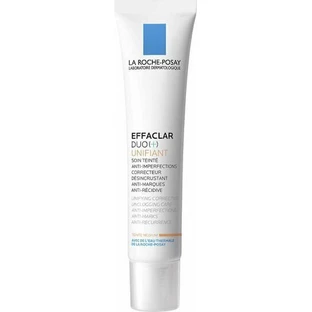 La Roche Posay Effaclar Effaclar Duo+ Gel Facial de Día Unificante Medio 24H Hidratante, Antiedad y Antimanchas con Ceramida 40ml