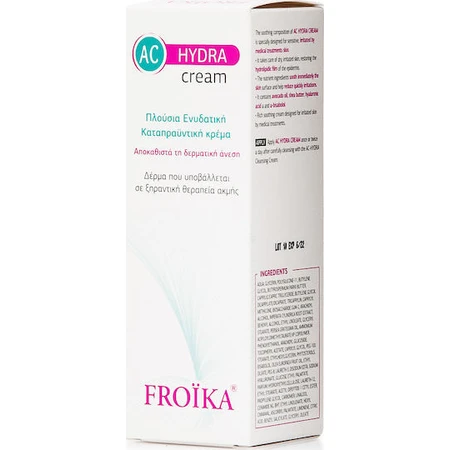 Froika AC Hydra 24h Hydraterende en Regulerende Gezichtscrème tegen Acne met Hyaluronzuur 50ml