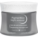 Bioderma Pigmentbio Night Face Cream für Anti-Ageing, Pigmentflecken und Aufhellung mit Vitamin C und Präbiotika 50ml
