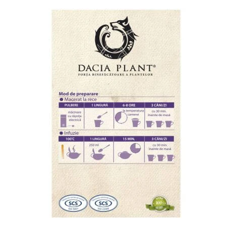 Meidoorn vruchtenthee, 50g, Dacia Plant