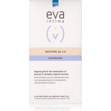 InterMed Eva Intima Intima Disorders Restore pH 3.8 Gel 45gr 9 oz.