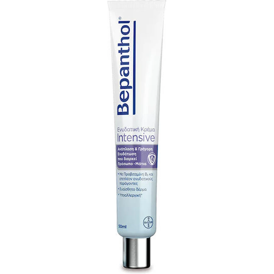 Bepanthol Intensief met Provitamine B5 Hydraterende en Opbouwende Gezichtscrème met Panthenol 50ml