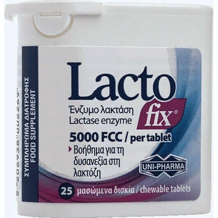 UNI-PHARMA LactoFix 25 comprimidos masticables