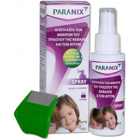 Paranix Lice Treatment Comb & Lotion Spray for Children 100ml