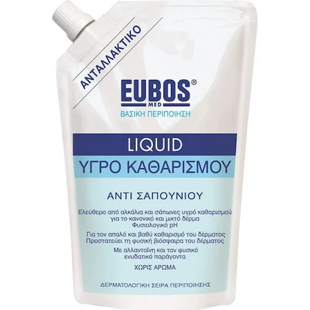 Eubos Blu Emulsione lavante liquida per il corpo 400ml