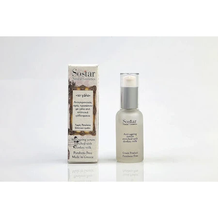 Sostar Nawilżające i przeciwstarzeniowe serum do twarzy z mlekiem rzeźnika i kwasem hialuronowym, rozświetlające i tonizujące 30 ml: ceny i cechy