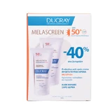 Ducray Melascreen UV Rich Crema Antimanchas Piel Seca 2x50ml Crema solar resistente al agua para el rostro SPF50 2x50ml