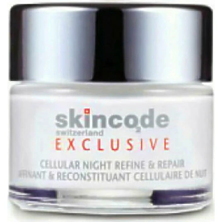 Skincode Exclusive Moisturising, Anti-Ageing and Rebuilding Night Face Cream with Hyaluronic Acid and Peptides 50ml