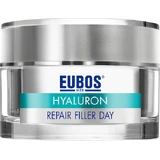 Eubos Hyaluron Repair Filler Feuchtigkeitsspendende, Anti-Ageing und straffende Tagescreme mit Hyaluronsäure und Peptiden 50ml