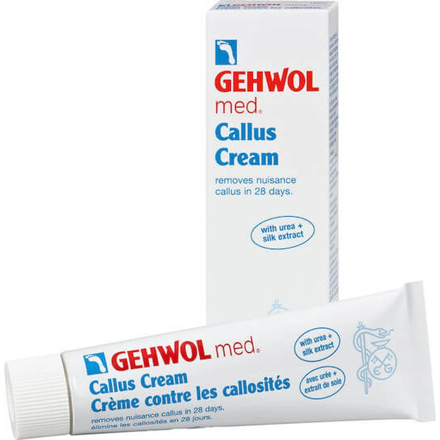Gehwol Med Eeltcrème voor Likdoorns en Eeltplekken met Urea 75ml