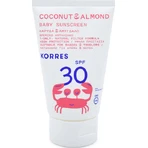 Korres Kokosnoot & Amandel Baby Zonnecrème Gezicht & Lichaam Emulsie SPF30 100ml