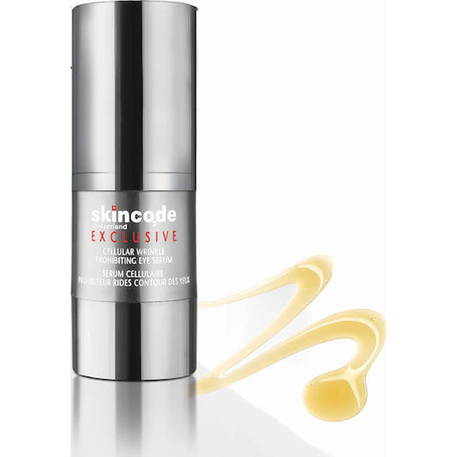 Skincode Serum Anti-îmbătrânire pentru Ochi cu Peptide și Acid Hialuronic 15ml