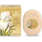 L' Erbolario Weiße Iris Sapone Profumato Iris Bianco Körperseife Bar 1pc