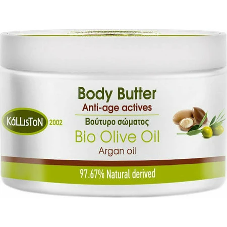 Kalliston Bio Oliven & Arganöl Feuchtigkeitsspendende Körperbutter 200ml