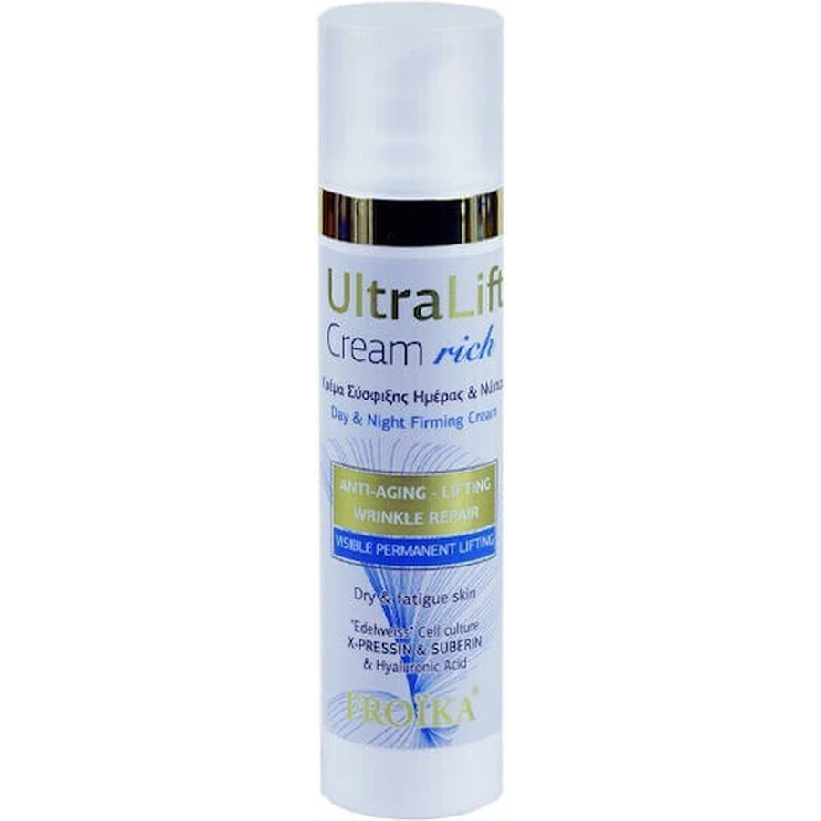 Froika UltraLift Rich Crema Facial Hidratante y Antiedad 24H con Ácido Hialurónico y Péptidos 40ml