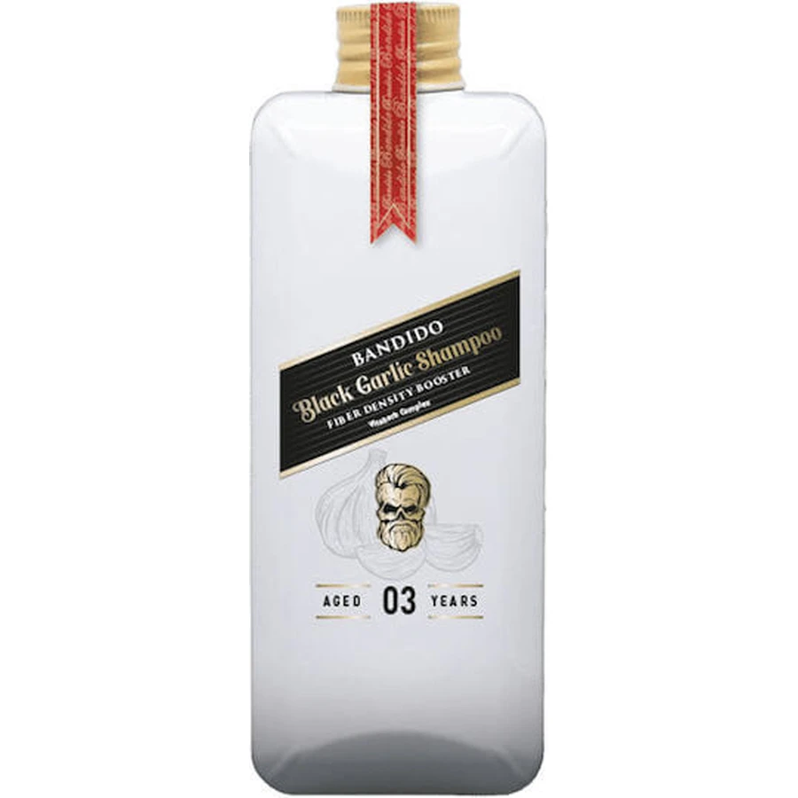 Bandido Golden Collection Sampon De Par Cu Usturoi Negru Pentru Căderea Părului Pentru Toate Tipurile De Păr 350ml