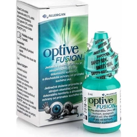 Allergan Optive Fusion Hyaluronzuur Oogdruppels voor droge ogen 3ml