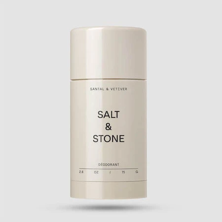 Desodorante Natural Salt & Stone Sándalo Desodorante Natural en Barra Sin Aluminio 75gr