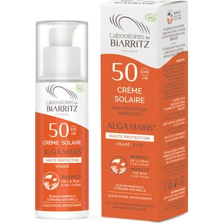 Laboratories de Biarritz Alga Maris Cremă Solară pentru Față SPF50 50ml
