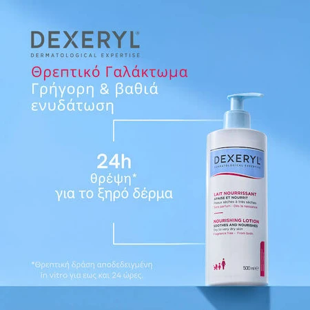 Dexeryl Loțiune hidratant pentru corp pentru piele uscată/foarte uscată 500ml