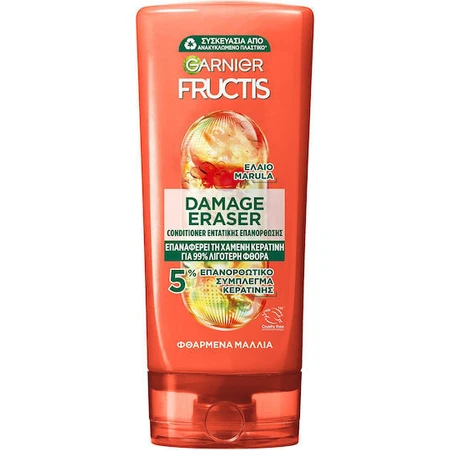 Garnier Fructis Damage Eraser Balsam Reconstrucție/Nutriție pentru Deteriorat Păr 200ml