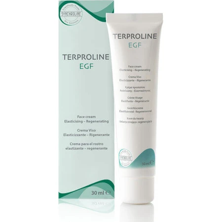 Synchroline Terproline EGF 24h feuchtigkeitsspendende und aufbauende Gesichtscreme mit Hyaluronsäure und Ceramid 30ml