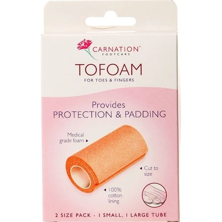 Nelke Silikon Tofoam Dressings für geknackte Knöchel 2pcs