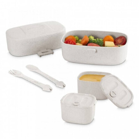 Set recipiente eco pentru picnic, Natur, 89273, Miniland