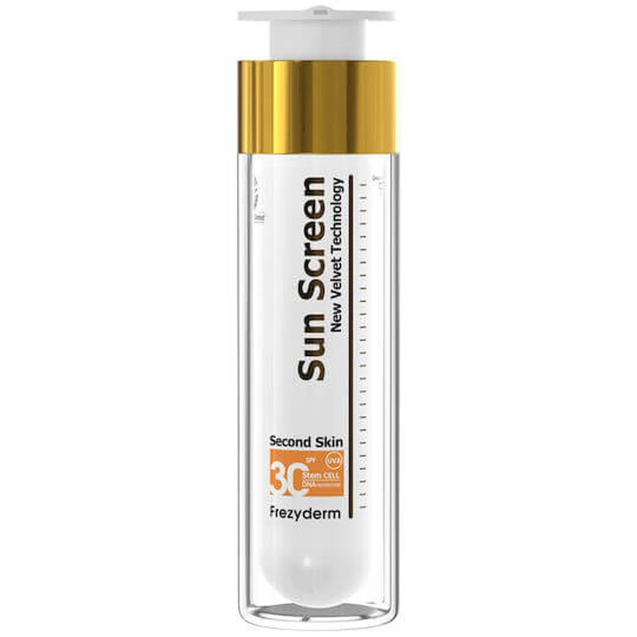 Frezyderm Sun Screen Velvet Crema viso protezione solare resistente all'acqua SPF30 50ml