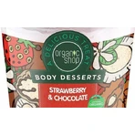 Organic Shop Mousse hydratante pour le corps à la fraise et au chocolat pour les peaux très sèches 450ml