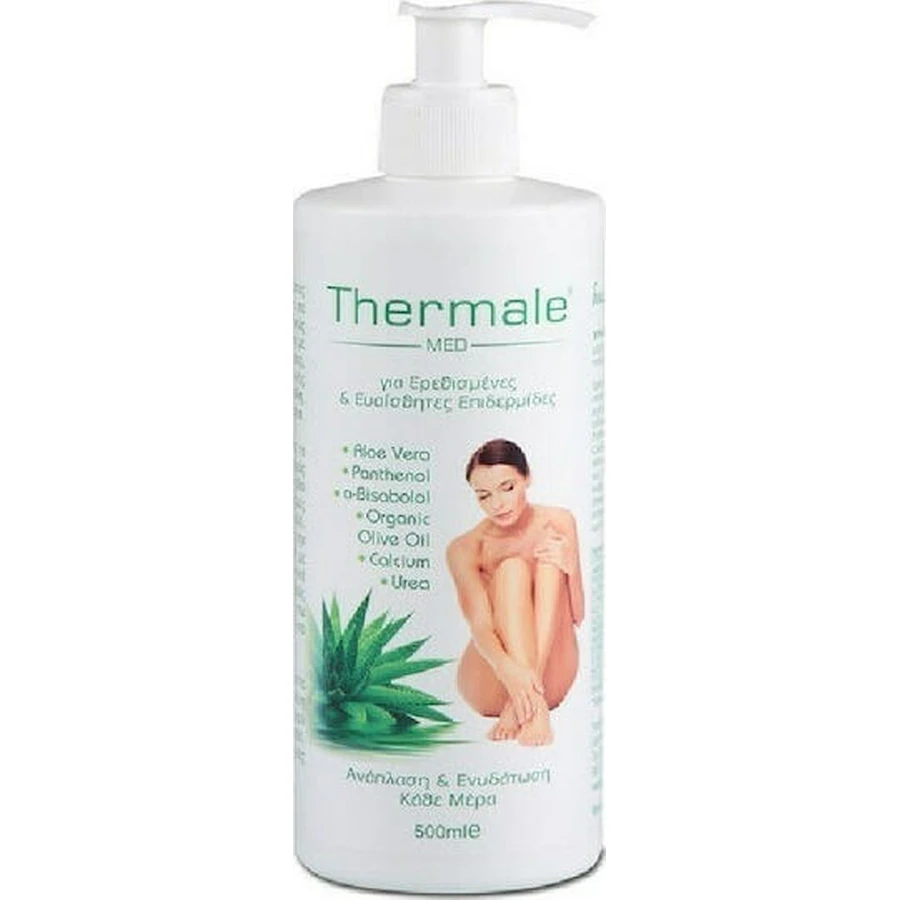 Thermale Aloe Vera Crema hidratante regeneradora con Aloe Vera para pieles sensibles 500ml