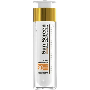 Frezyderm Sun Screen Color Velvet Water Resistant Facial Sun Cream SPF30 with Pigment 50ml