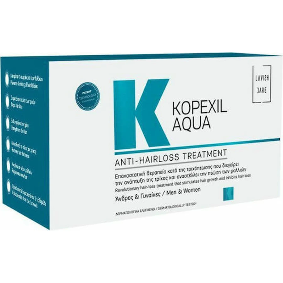 Lavish Care Kopexil Aqua Ampule pentru păr pentru căderea părului 10x10ml