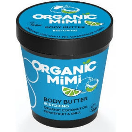 Mimi Organic Manteca Corporal Regeneradora de Coco y Pomelo con Sabor a Coco para pieles muy secas 200ml