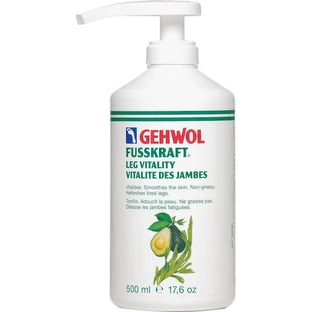 Gehwol Fusskraft Leg Vitality Feuchtigkeitsspendende Straffungscreme für Beine und Schultern 500ml