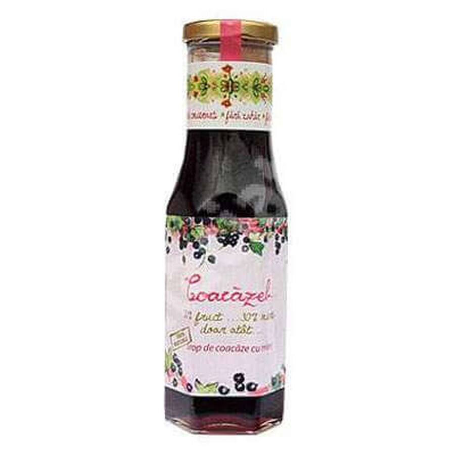 Sirop coacăze negre în miere Coacăzel, 230 ml, Prisaca Transilvania