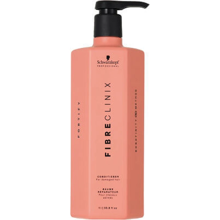 Schwarzkopf Fibre Clinix Acondicionador Fortificante Reconstructor/Nutritivo para Cabello Electrizado 1000ml