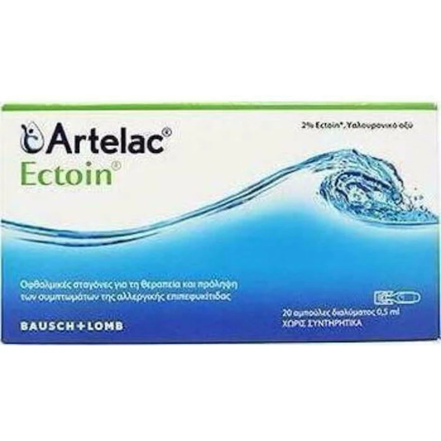 Bausch & Lomb Artelac Ectoin Picături Oftalmice 20x0.5ml