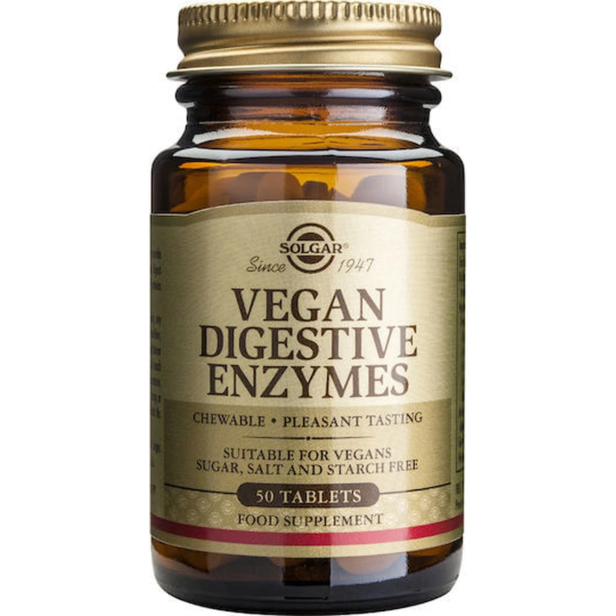 Solgar Vegane Verdauungsenzyme Glutenfrei 50 Tabs