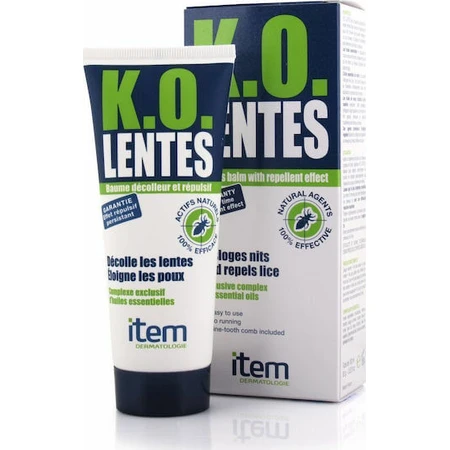 Item K.O Lentes Tratament împotriva păduchilor Loțiune 100ml