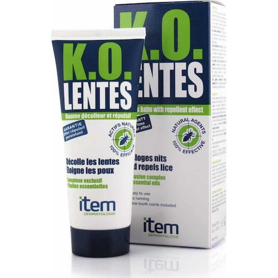 Item K.O Lentes Tratament împotriva păduchilor Loțiune 100ml