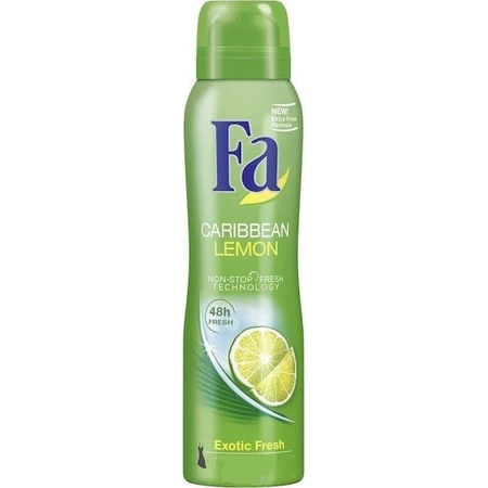 Fa Caribbean Lemons Exotic Lemons Exotic Fresh 48h Deodorant 48h Spray 150ml