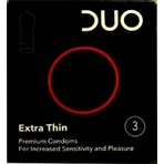 Duo Prezervatief Extra Dun 3st