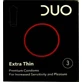 Duo Prezervatief Extra Dun 3st