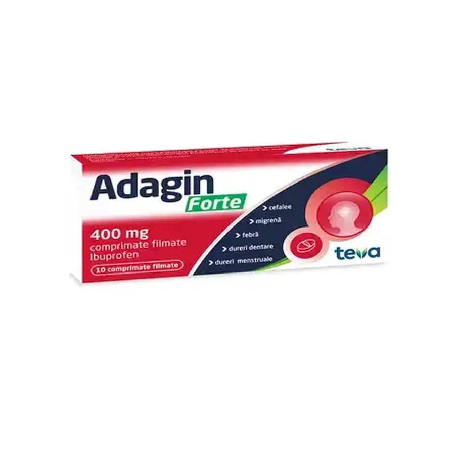 Adagin forte, 400 mg, 10 Filmtabletten, Teva